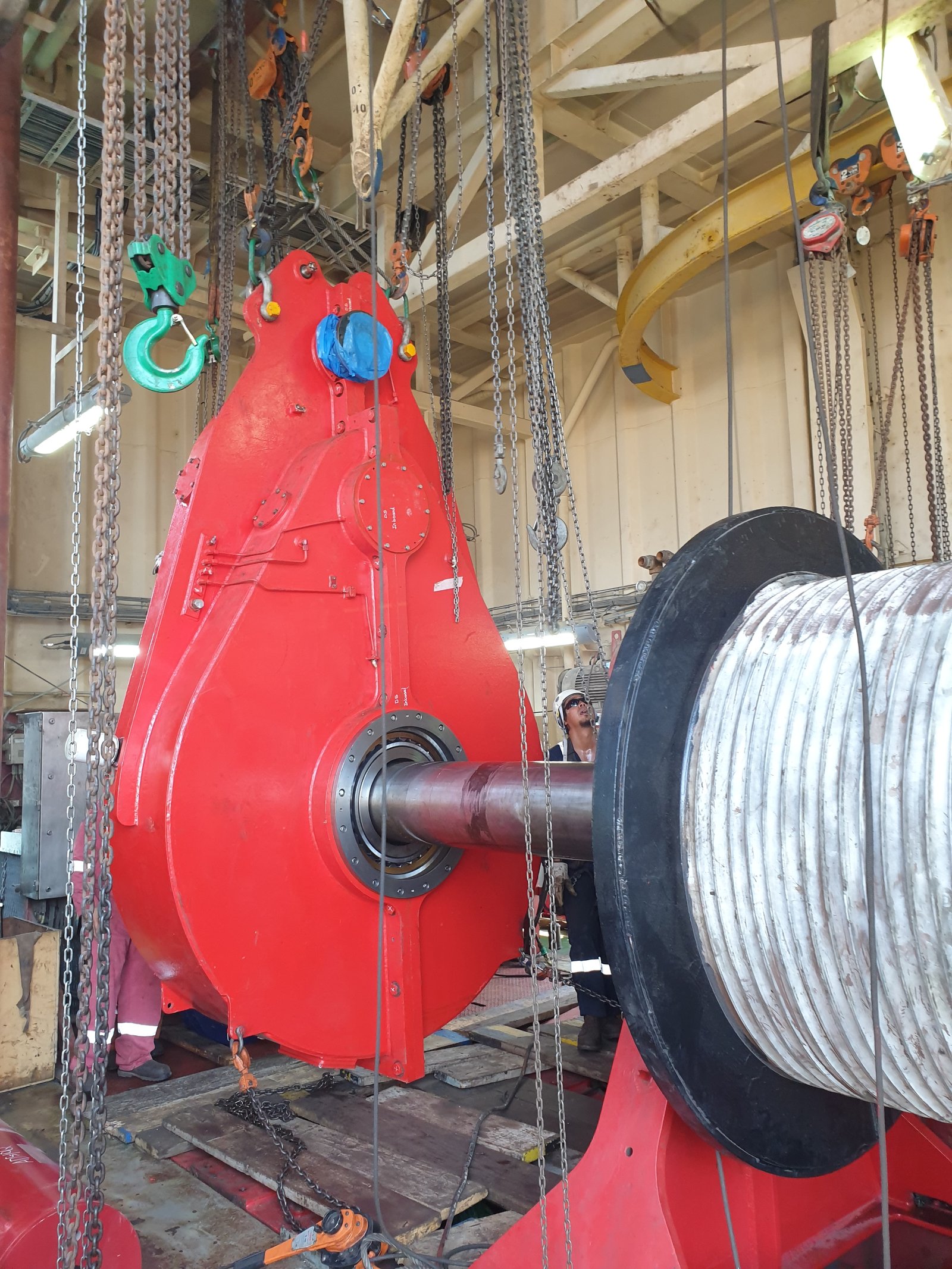 ADS gearbox installation