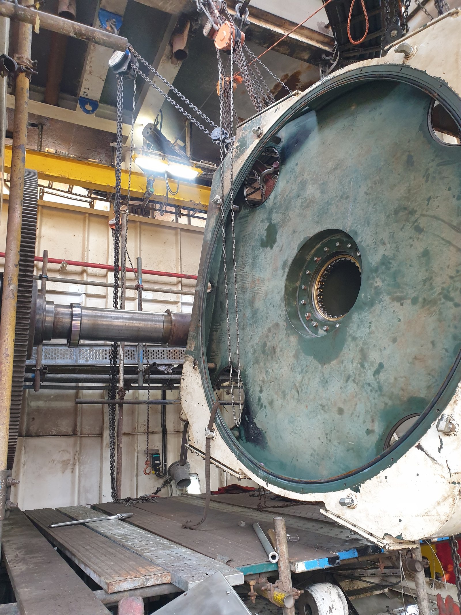 SSGD drawworks during Category IV overhaul