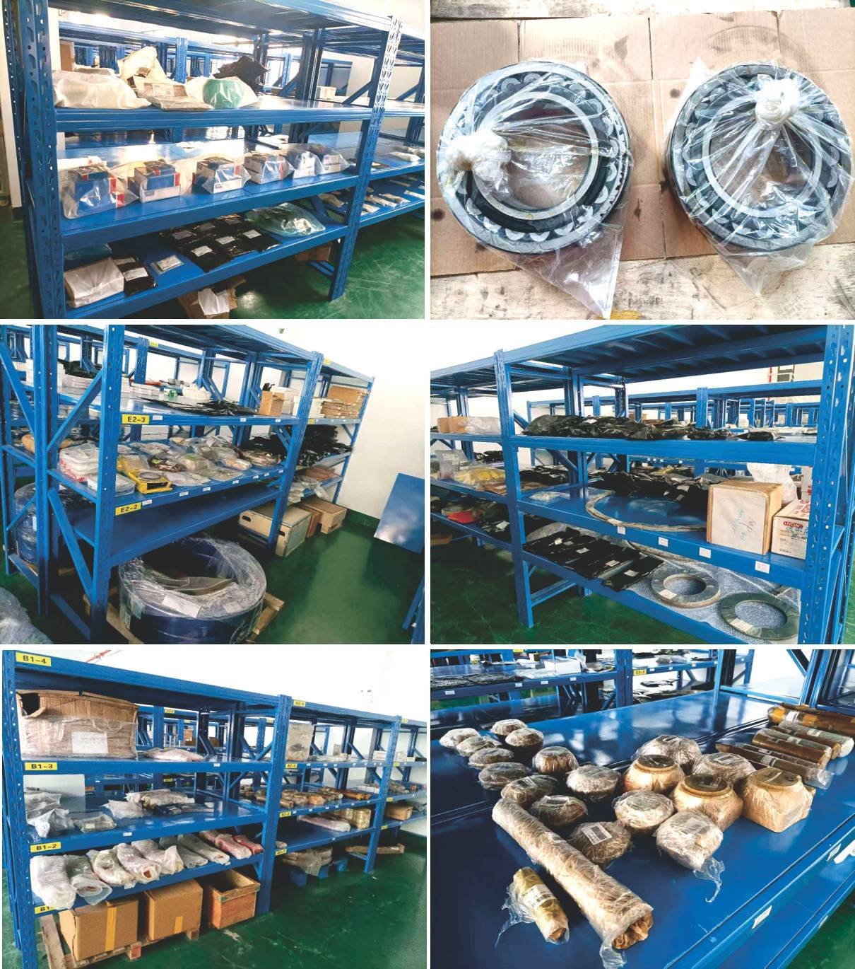 Warehouse & bearing stock collage